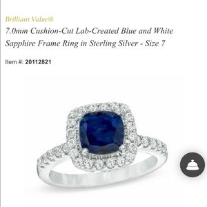 Gordon’s Blue Sapphire Promise Ring